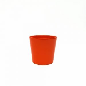 Ghiveci Dida Ceramica - portocaliu - 12.5 cm - Florăria Tria's