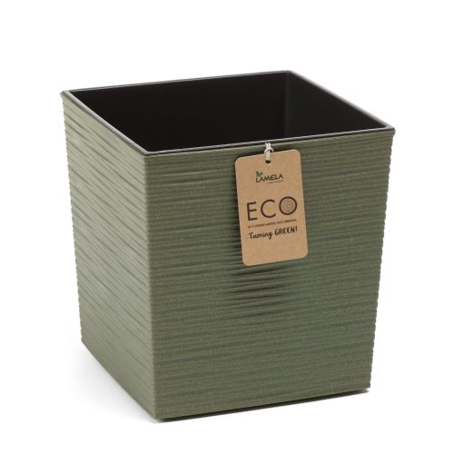 Ghiveci Lamela Juka Eco Dluto- Set planter - Verde