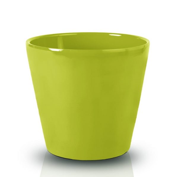 Ghiveci ceramica conic verde 15 cm